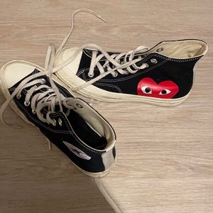 CDG high top converse